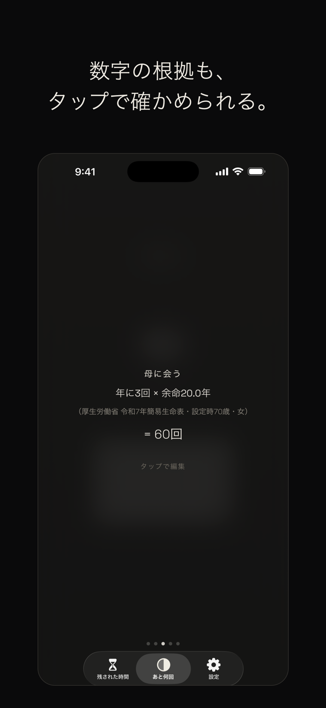 回数の計算の根拠